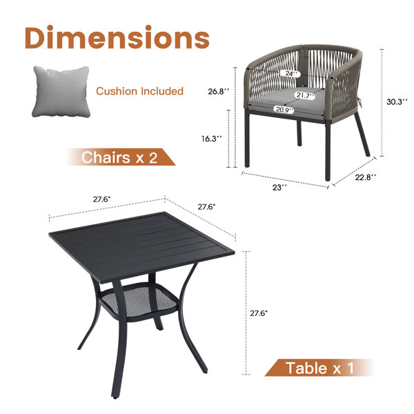 Dimensions du produit