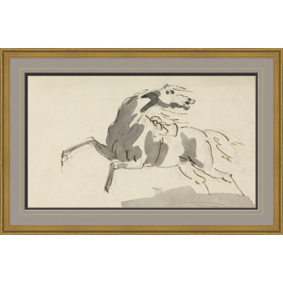 Horse Running Framed Print
