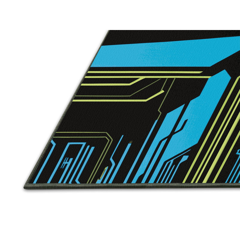 Neon Apex Rug, Rectangle 2' x 3'