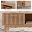 Table basse en rotin 39 po, table basse avec tiroir et tablette Boho, table d'appoint de style Mid-Century, table d'appoint