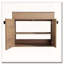 Freestanding Or Floating Bathroom Vanity Cabinet With Metal Handles