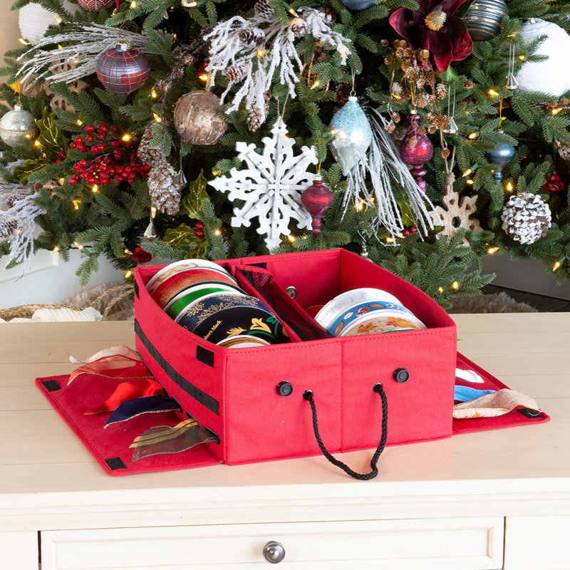 Ribbon Storage Box and Dispenser