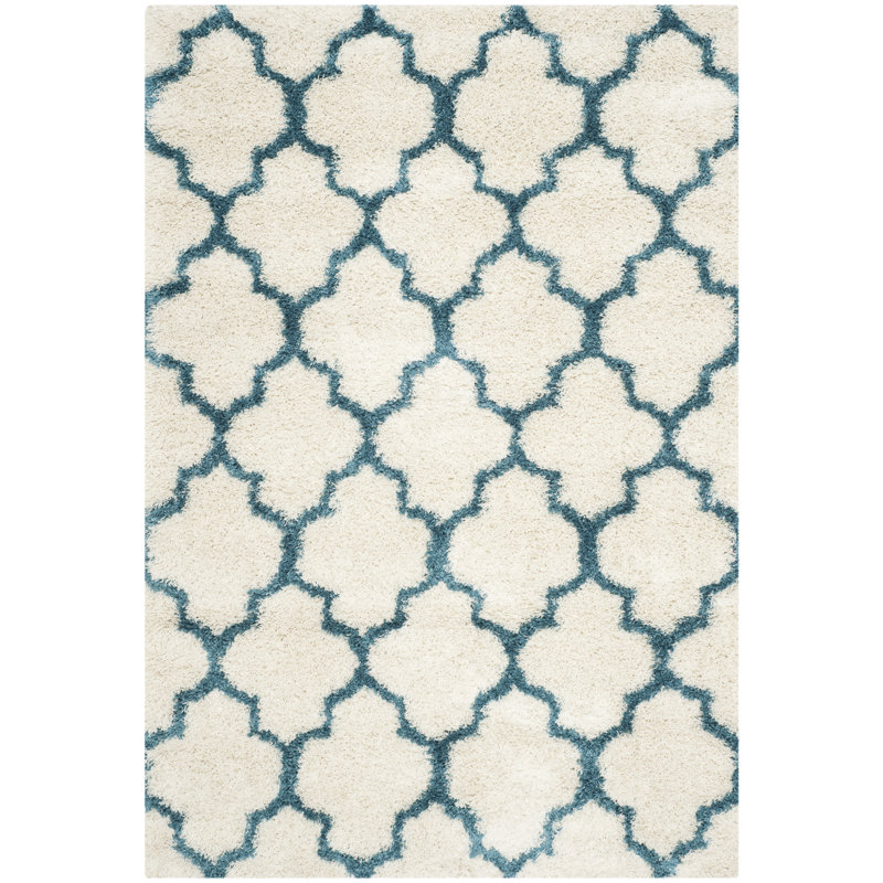 Lena Geometric Hand Woven Area Rug, Rectangle 91 x 152 cm