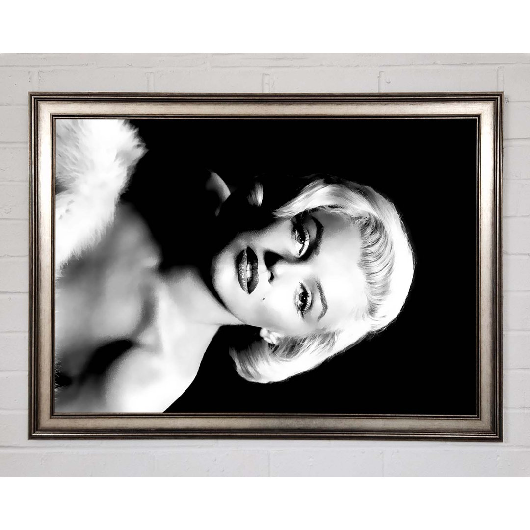 Marilyn Monroe Klassisch B und W - Druck