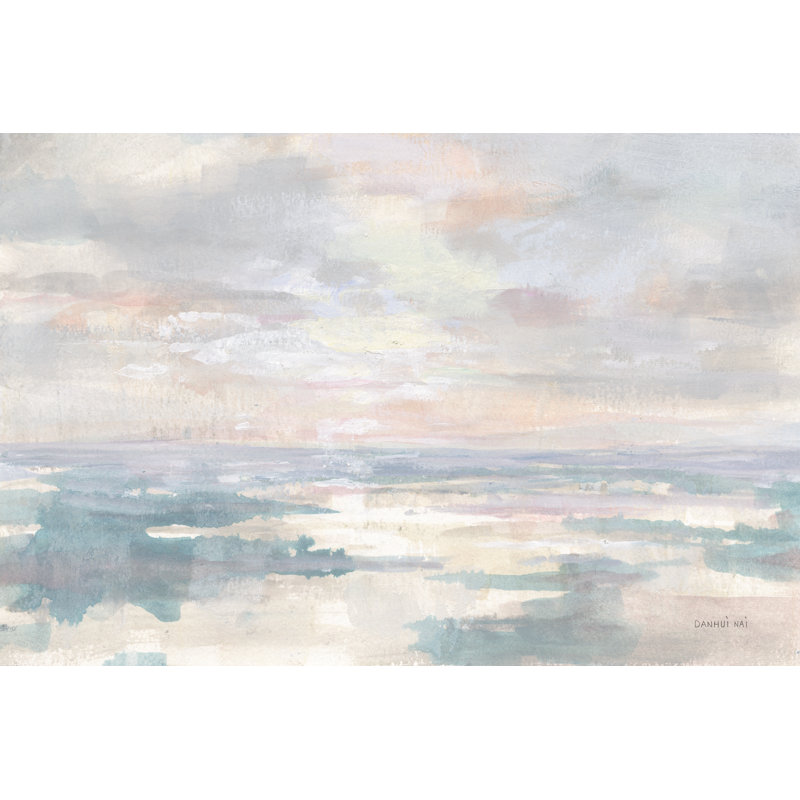 Calm Waters par Danhui Nai - Peinture, H 8 po x l 12 po, Non, Toile tendue