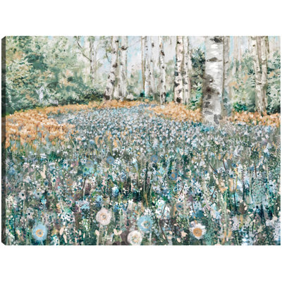 «Forest Flowers» par Studio Arts, reproduction d'art sur toile