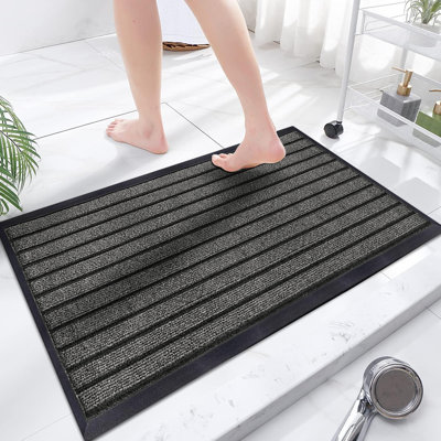 Kohner Non-Slip Indoor/Outdoor Hallway Kitchen Bedroom Rubber Door Mat