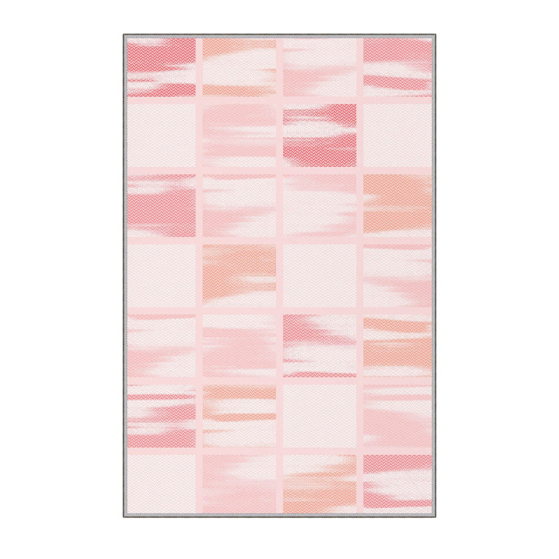 High-Quality 3D Printed Area Rug (2.6 x 4.0 ft), 100% Polyester, 0.3 in Pile Height | Antibacterial, Non-Slip PVC Felt Dot Underside | Machine Washable, Elegant Design for Living Room, Bedroom & Office