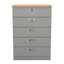 77cm W 5 - Drawer Chest of Drawers