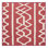 Machine Washable Trellis Pink Area Rug