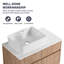 Meuble-lavabo moderne en contreplaqué 32 po