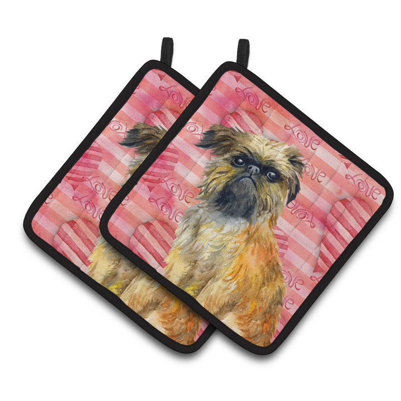 Caroline's Treasures Striped Polyester Potholder