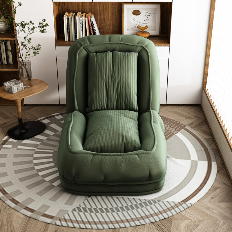 Foldable Upholstered Dog Bed For Adults And Pets, With 5 User - Adjustable Positions, 2 Soft Pillows Reading Naps Way Living Room Comfort