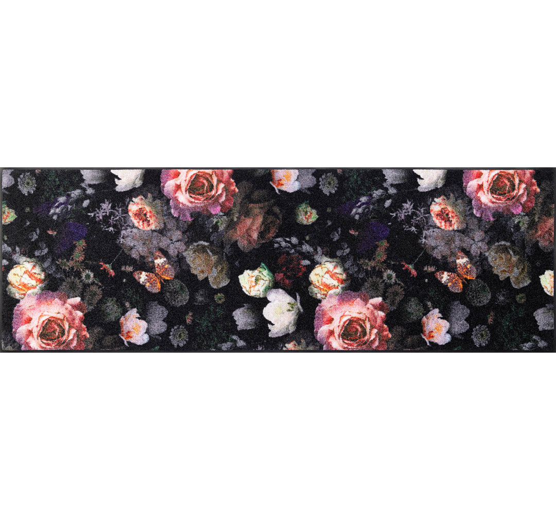 Fußmatte Design Night Roses