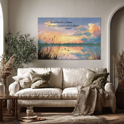 «Winter Faith», grande décoration murale sur toile tendue pour le salon, la chambre à coucher ou le bureau