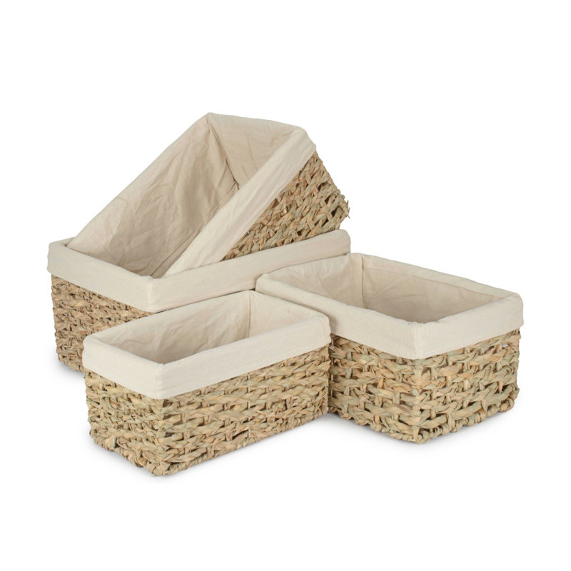 Fleur De Lis Living Wicker Decorative Basket
