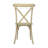 Statice Indoor And Outdoor Commercial Grade Wood Look Resin Cross Back Chair-100257489