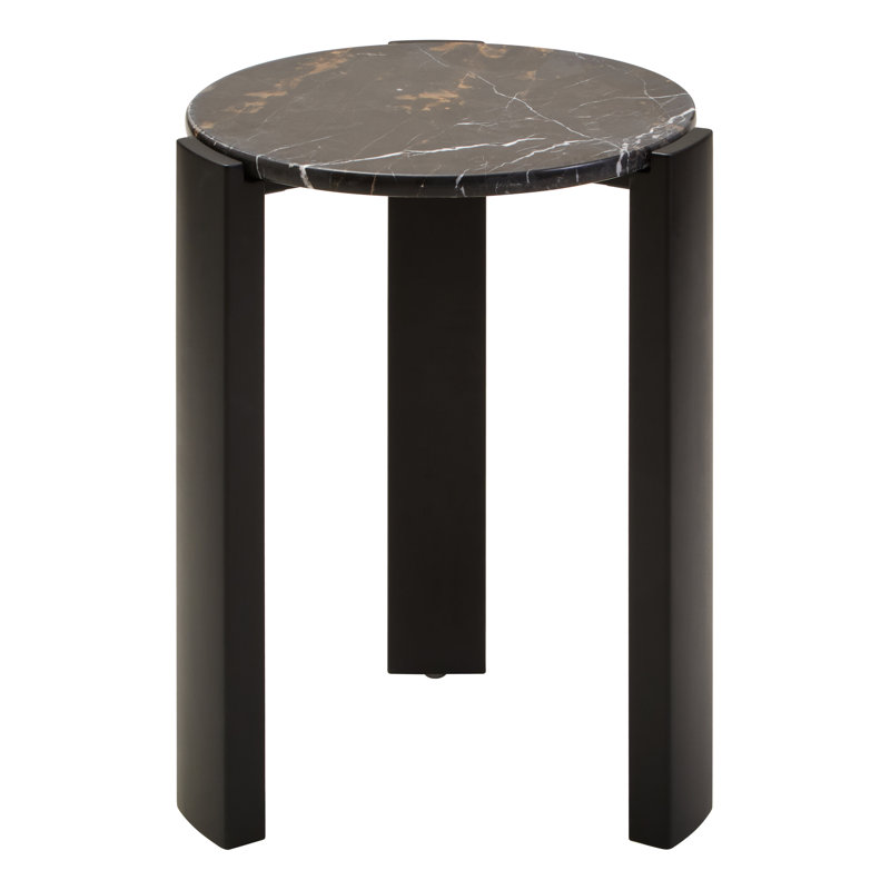 Cephus End Table, Black, Black