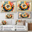 Abstrait labyrinthe prismatique de vinyle II - musique, art mural-787246127-787246120-787246123