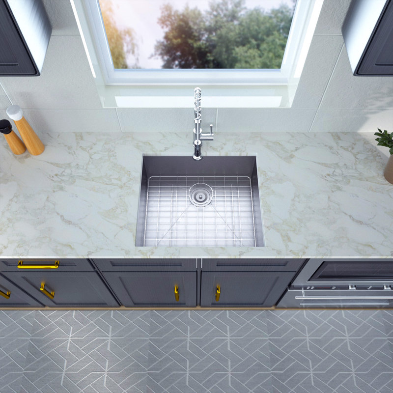 25'' L Single Bowl Stainless Steel Kitchen Sink