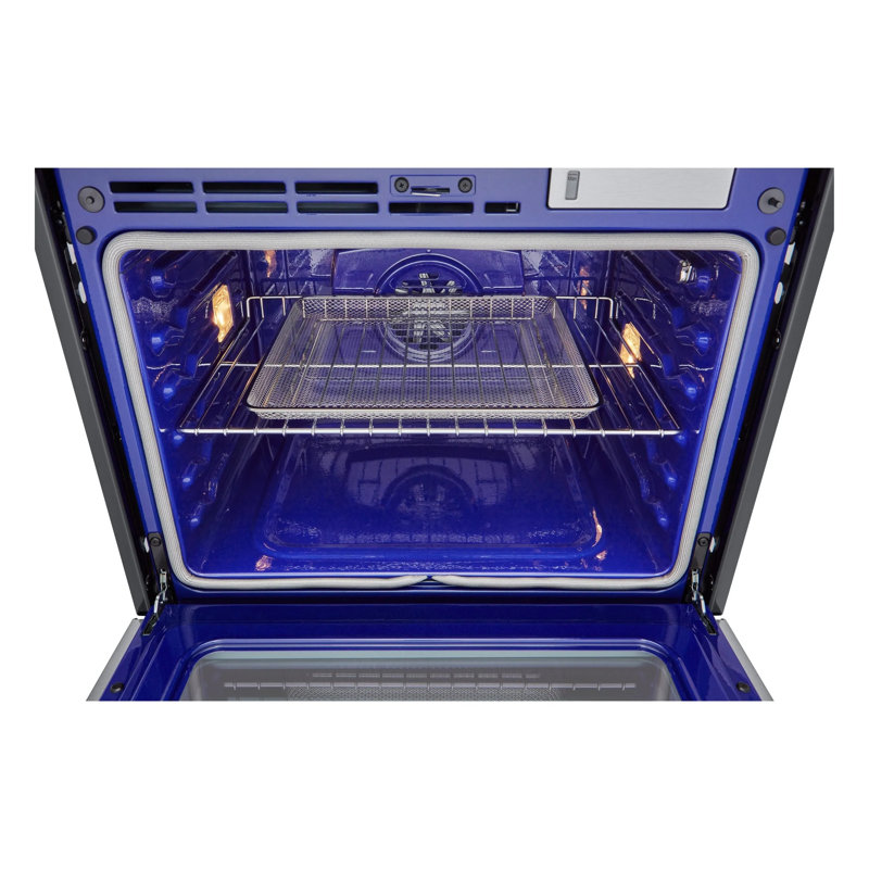 30" Matte Black Smart Combination Wall Oven