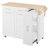 Versatile Kitchen Island With Drop Leaf, 3-Tier Pull-Out Organizer, And Rolling Cart On Wheels For Efficient Storage And Mobility-199066104