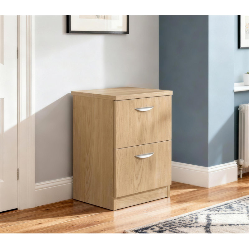 48cm Wide 2 -Drawer File Cabinet, Classic Oak