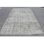 Grand tapis turc beige en laine tissé à la main pour la chambre à coucher et la maison avec un design rétro