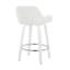 Tabouret de comptoir à hauteur fixe avec pivot-1567923310