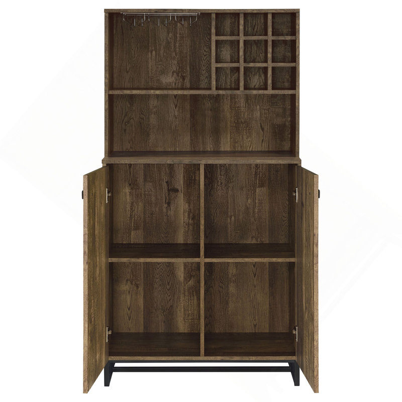 Armoire à vin 2 portes Rustic Oak