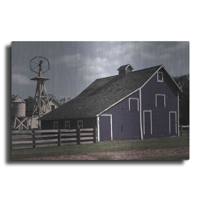 «Blue Barn» par Cindy Jacobs, H 16 po x l 24 po