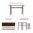 Entwine Wooden Console Table – Entryway Table, Sofa Table, Accent Furniture for Living Room, Hallway, Bedroom
