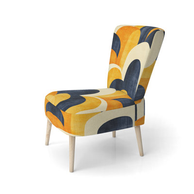 Chaise rembourrée abstraite - Chaise d'appoint Bold Arch