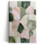 Modern Abstract Blush Sage Green Canvas Wall Art 12×8 inch - Living Room Decor-1416125112
