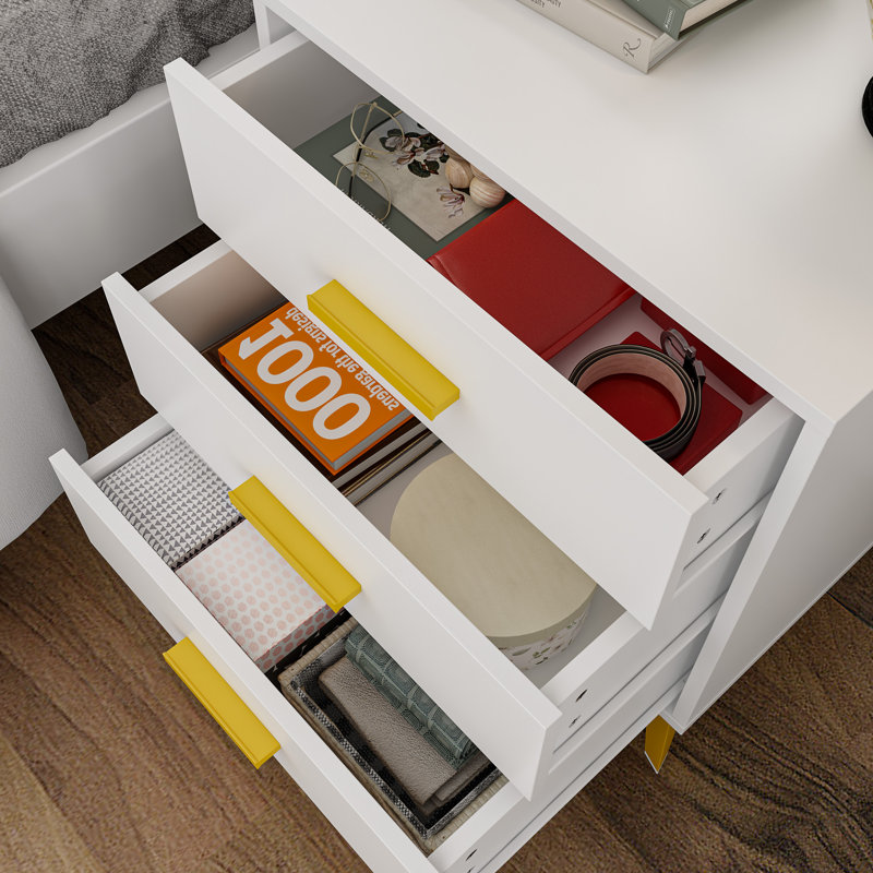 Ensemble de commode 2 pièces Kalesha, Blanc