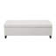 Banc de rangement rembourré avec repose-pieds, banc d'entrée, banc de bout de lit, repose-pieds pour la chambre à coucher, 300 lb-1203383069