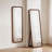 Full Length Mirror, Solid Beech Wood Frame Floor Mirror