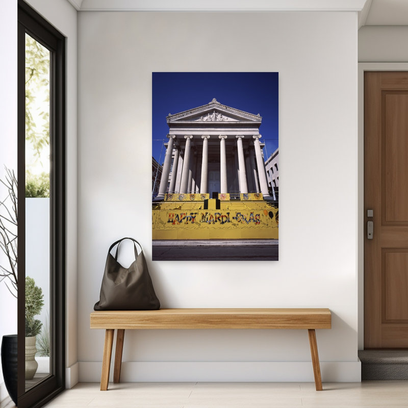 Gallier Hall St. Charles Avenue New Orleans Louisiana USA 1 Piece Wrapped Canvas Wall Art, 152.4 cm H x 101.6 cm W