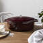 Staub Cast Iron 6.25-Qt Wide Oval Dutch Oven - White-1976446364