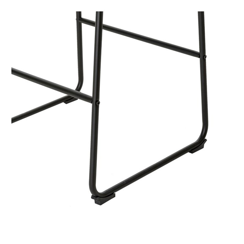 Upholstered Counter Stool, Black, Bar Stool (29” Seat Height)