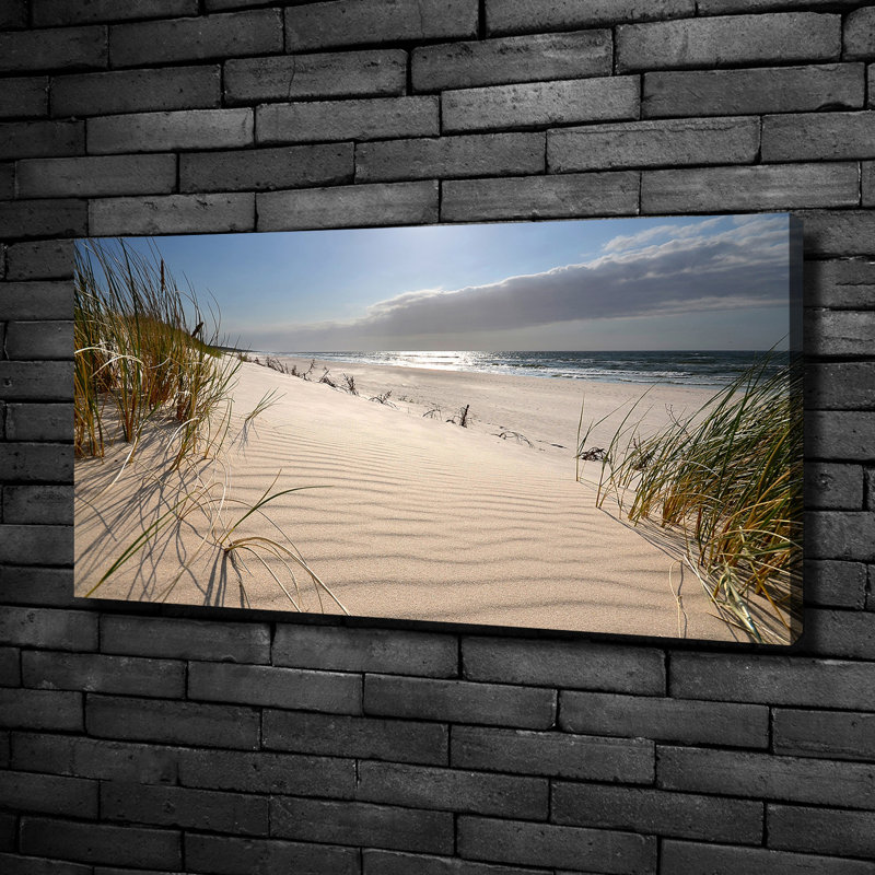 Mrzeżyno Beach - Wrapped Canvas Print
