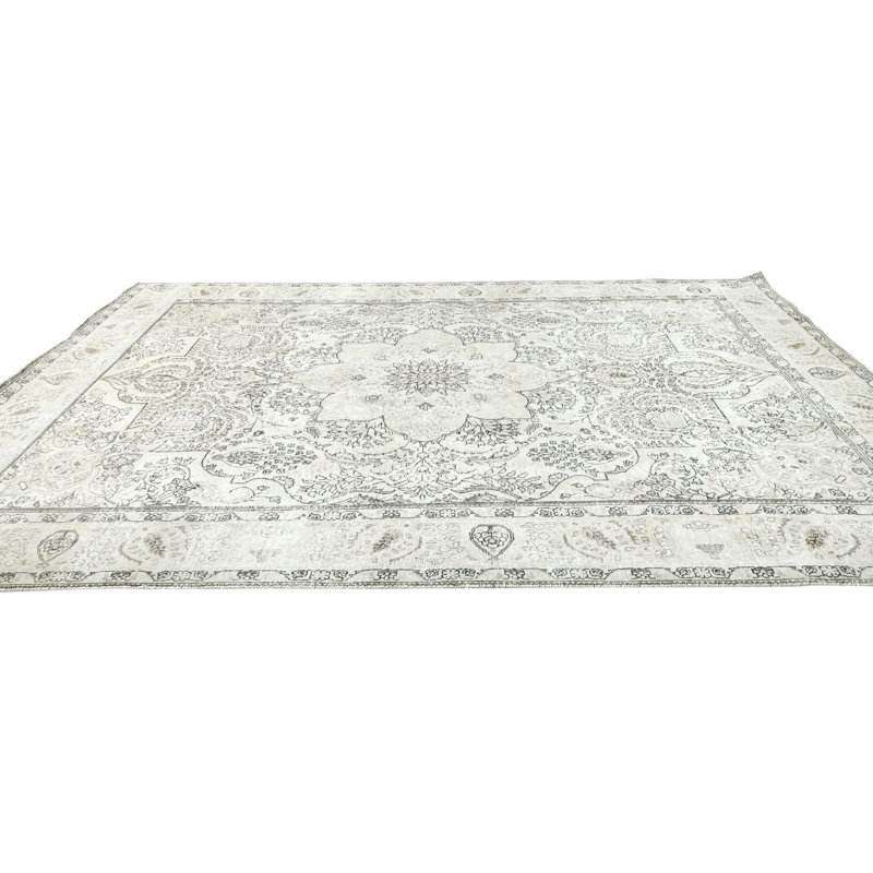 Tapis oriental antique délavé 8 x 11