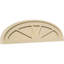 Fronton en uréthane Elliptical Signature, brun clair apprêté-103230207-113054388-113222579