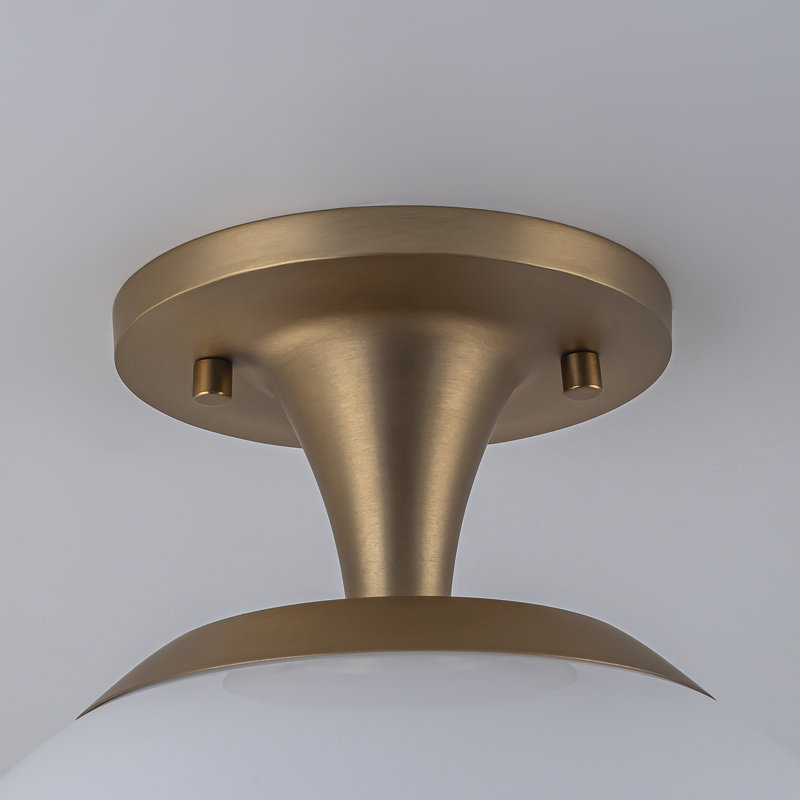 Plafonnier semi-encastré 1 lumière Mid-Century