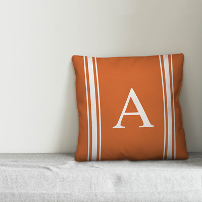  Monogram Throw Pillow