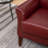 Shalisia 32'' Wide Upholstered Genuine Leather Armchair-702676843
