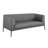 Manjola Faux Leather 70.87'' Reception Loveseat-2052736053
