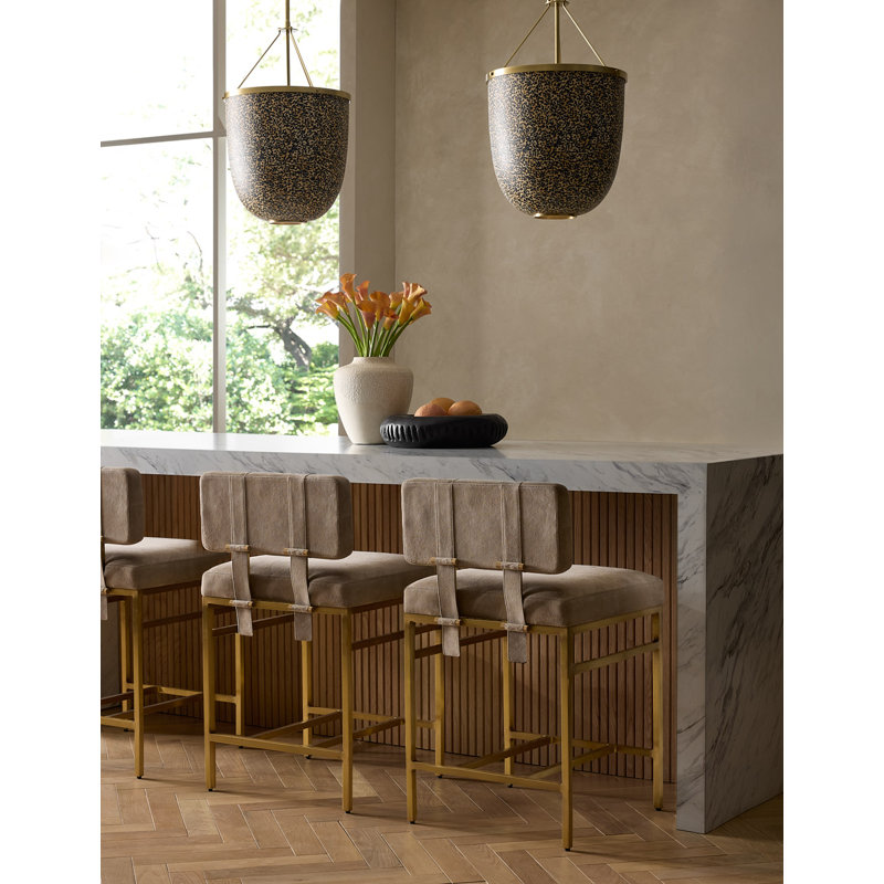 Laney Stool, Taupe, Counter Stool (25.5” Seat Height)