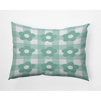 Coussin décoratif géométrique intérieur / extérieur en polyester
