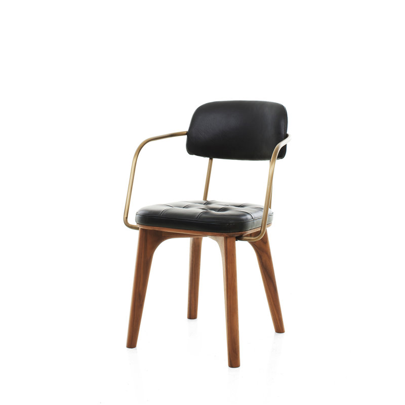 Utility Leather Arm Chair